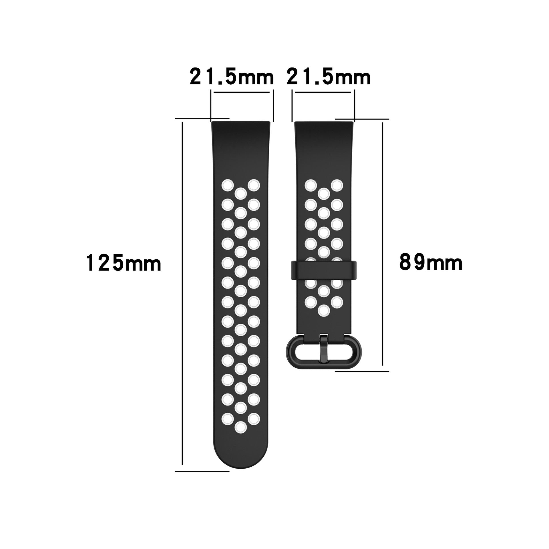 Dual-Color Hollow Silicone Watchband Strap Replacement for Xiaomi Redmi Watch 2 Dual-Color Hollow Silicone Watchband Strap Replacement for Xiaomi Redmi Watch 2